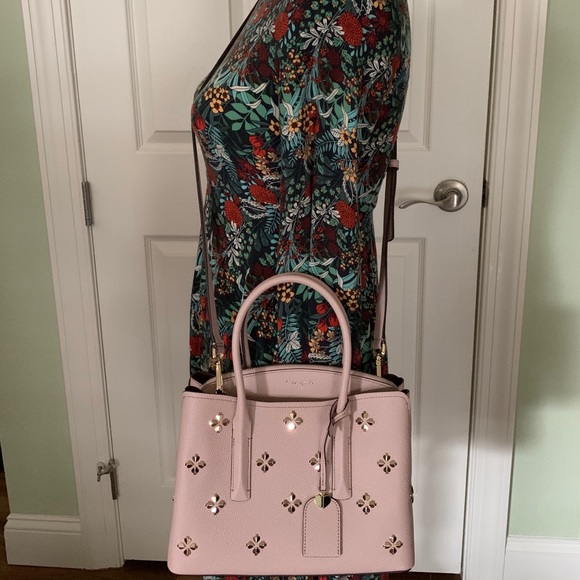 Kate spade Margaux studded vellum medium satchel - Picture 4 of 8